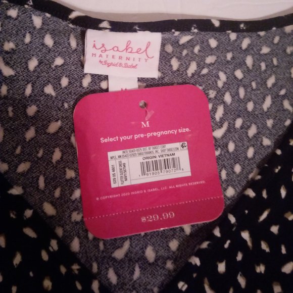 Isabel Maternity maxi dress sz M NWT - Picture 9 of 10